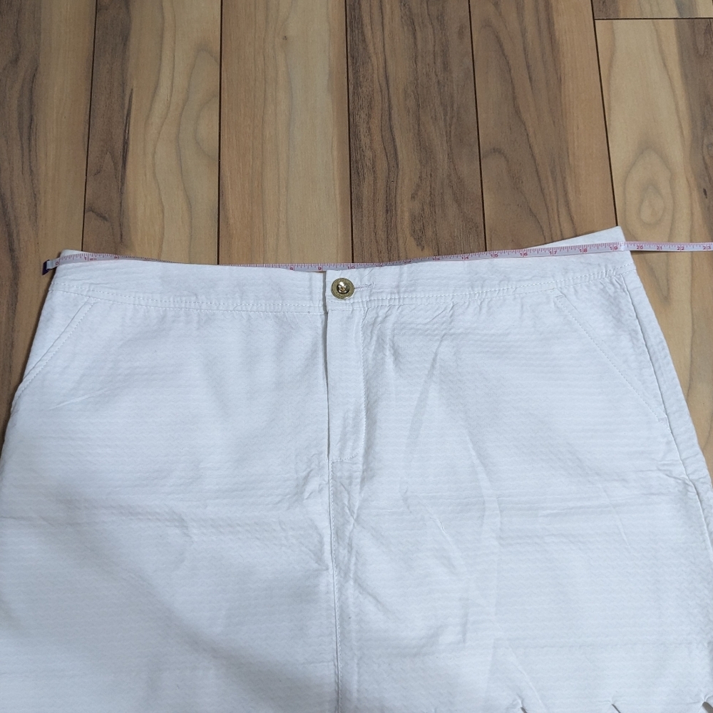 EUC! Lilly Pulitzer Colette Skort Resort White Size 16 - Picture 7 of 13